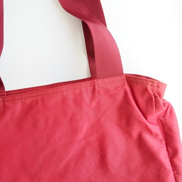 Authentic Preowned Prada Red Nylon Tote Bag - Picture 6 of 14